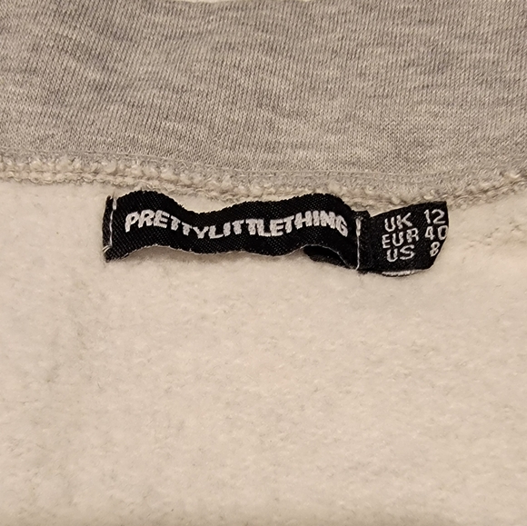 Sweat Romper Pretty Little Thing Wellness Edition US Size 8/UK Size 12 - Picture 3 of 4